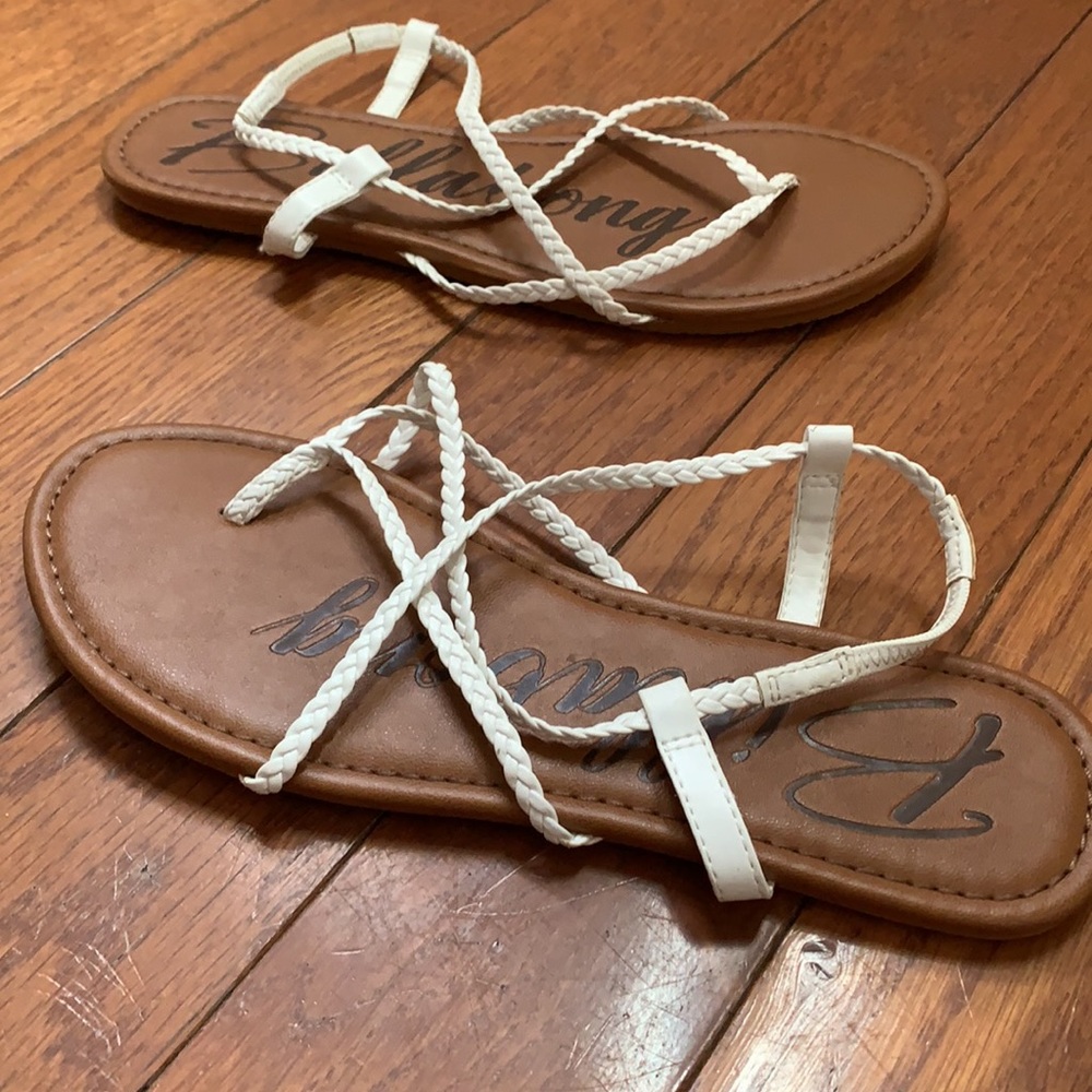 Billabong braided strappy sandals size 9 - Picture 2 of 6